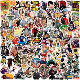 Junkyard 5 cm Vinyl Anime Stickers for laptop naruto one piece jujutsu goku chainsaw man Self Adhesive Sticker