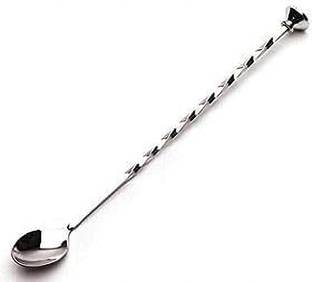RajCutlery Stainless Steel Cocktail Spoon Stainless Steel 30 cm Stirrer