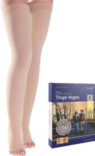 YOULEG Graduated Medical Compression Stocking Class II Thigh High(AG)for Varicose Veins Calf Support