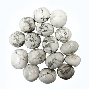 Shubhanjali Howlite Tumbled Stone 100 Gram Regular Asymmetrical Crystal Stone