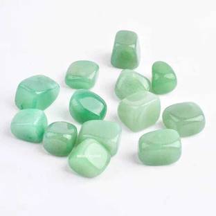 SWARACRYSTAL Green Aventurine Tumbled Stones Pebble Natural Gemstones Regular Asymmetrical Crystal Stone