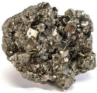 Oorjas Pyrite Raw Cluster With Lab Tested Authenticity Certificate Regular Angular Crystal Stone