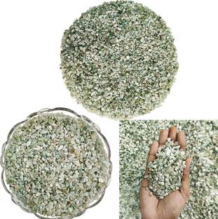 Shubhanjali Green Aventurine Chips Stone for Vastu Small Green Tumbled Chip Crushed Stone Healing Reiki Crystal Jewelry Making Home, Irregular Shaped Stones Tumble Gemstones Products Correction 50 Grams Regular Asymmetrical Crystal Stone
