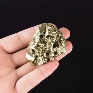 Multiagate 1PCS Natural Stone Raw Pyrite and Minerals Crystal Healing Regular Oval Crystal Stone
