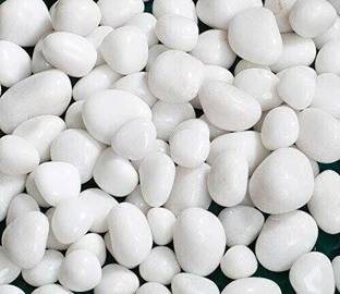 HH ENTERPRISES Regular Asymmetrical Rock Pebbles (Multicolor 5 kg) Polished Round Marble Pebbles