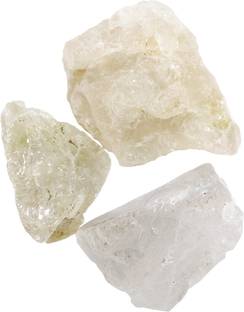 9dzine Clear Quartz Raw Rough Stone 500Gm,Quartz Raw Crystal Gemstone for Vastu,Healing Polished Asymmetrical Crystal Stone