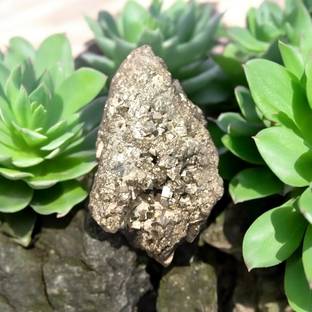 R M ZEOLITE MINERAL Pyrite Stone Pyrite Raw Stone Cluster Rough Rock Peru Pyrite Crystal Regular Angular Rock Stone