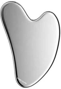 SWARACRYSTAL Natural hematite gua sha for face | face massaging Regular Asymmetrical Crystal Stone