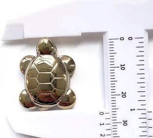 DivinityHealing Gold Pyrite Crystal Tortoise Pocket Stone, Crystal Healing Stone Polished Angular Crystal Stone