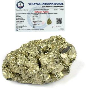 REIKI CRYSTAL PRODUCTS Natural Pyrite Cl Regular Asymmetrical Crystal Stone