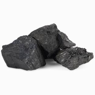 SOLAVA Original Black Tourmaline Crystal - Natural Raw for Healing, Protection, Vastu Regular Asymmetrical Crystal Stone