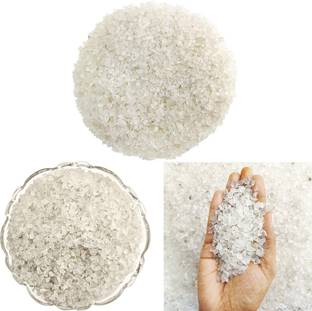 Shubhanjali Clear Quartz Chips Stone for Vastu Small Clear Tumbled Chip Crushed Stone Healing Reiki Crystal Jewelry Making Home, Irregular Shaped Stones Tumble Gemstones Products Correction 100 Grams Regular Asymmetrical Crystal Stone