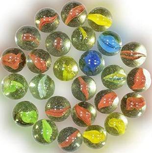 JANMESH ENTERPRISES Balls Kanche Goli Traditional Indian Game Stones Aquarium Gel Candle Fillers Aquarium Air Stone