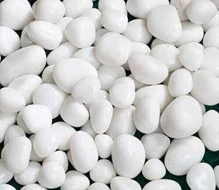 HH ENTERPRISES Regular Asymmetrical Rock Pebbles (Multicolor 5 kg) Polished Round Marble Pebbles