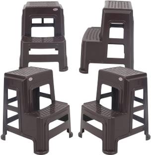 Furniture Yard Supreme Multi-Purpose Stepper Stool for Home Kitchen Office Bathroom Use Living & Bedroom Stool