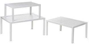 Indian Decor 28725 Extendable and Stackable Classic Nesting Counter Top Shelf Organizer Stool