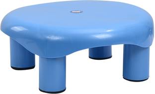 KUBER INDUSTRIES Plastic Stool for Bathroom|Anti-Slip with Strong Bearing|Blue Stool