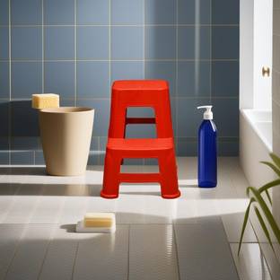 Nilkamal Strong & Durable Step Stool STL 21|100%PolyPropylene|For Living,Bed Room,Kitchen Bathroom Stool