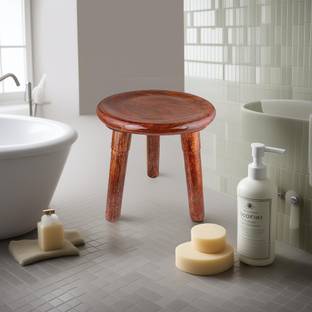 TOUCHWOOD ARTS WOODEN SMALL STOOL FOR LIVING ROOM . Stool