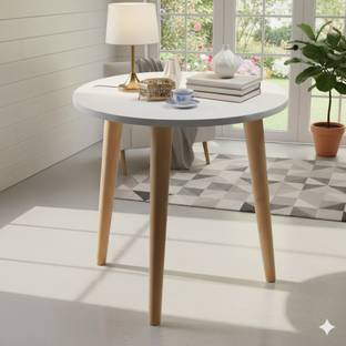 anayahouse Sitting Stool for Living Room | Beautiful Antique Round Lamp Table Living & Bedroom Stool