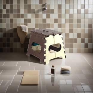 LAFILLETTE Non Slip Folding Step Stool With Handle Great For Kids Or Adults Bedroom Bathroom Kitchen Stool