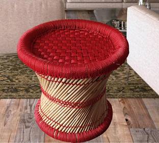 Rashi Creation Handmaker bamboo stool for home and office Outdoor & Cafeteria Stool