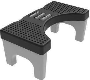 Extrawish Bathroom Toilet Step Stool with Massage Rollers 18 cm Height Foldable Bathroom Stool