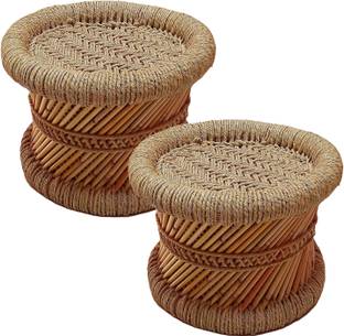 Rashi Creation Handmaker bamboo stool for home and office Outdoor & Cafeteria Stool
