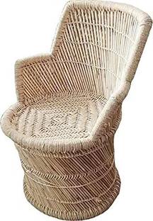 Yashika Creations Bamboo Mudda/Muddi/Chair/Stool with Outdoor & Cafeteria Stool