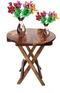 Doon Furniture House Wooden Folding Side/Coffee Table for Living Room (Antique Square) Living & Bedroom Stool