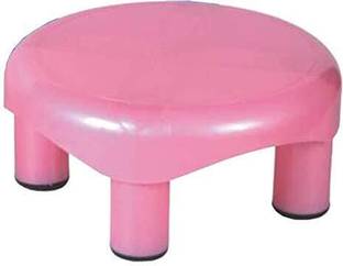 KUBER INDUSTRIES Plastic Stool for Bathroom|Anti-Slip with Strong Bearing|Pink Stool