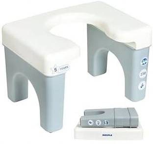 MEXPLE Xumo50 Potty Stool Portable Indian Toilet To Western Toileting Commode Bathroom Stool