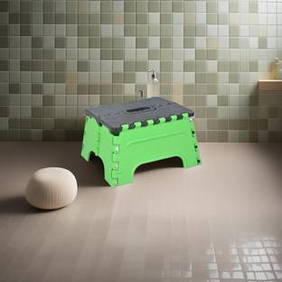 Finner Plastic Small Folding Step Stool Super Strong Foldable Stool for Adults & kids Bathroom Stool