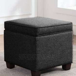 TOPART Wooden fabric Ottoman For living room bedroom hotel office Living & Bedroom Stool