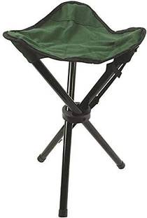 MOBHADA Camping Tripod Stool For Outing, Travelling, Camping Fishing Portable & Foldable Outdoor & Cafeteria Stool