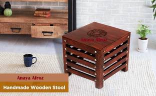 Anaya AfroZ Wood Side table , Beside table solid wood foot rest stool living room bedroom Living & Bedroom Stool