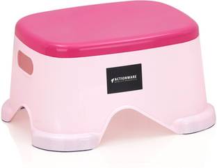 ACTIONWARE Multiuses Portable, Plastic Bathroom/Step/Sitting Stool, Bathroom Stool
