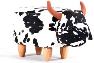 24x7eMall Cow Ride-On Ottoman Footrest Stool Stool