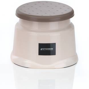 ACTIONWARE Plastic Bathroom Stool Anti-Slip with Unbreakable Material Bathroom Stool