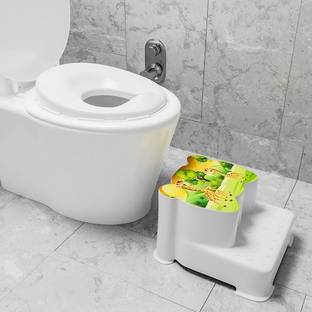 Extrawish Kids Toilet Training Set with Step Stool and Potty Seat, Bathroom Stool
