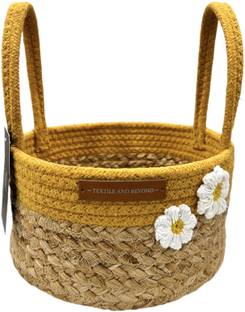 Textile and Beyond Cotton Storage Basket