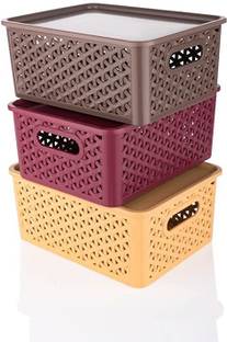 raj enterprises 1 L Multicolor Laundry Basket