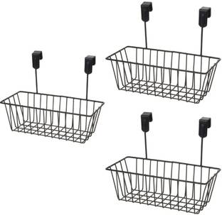 NEXO Iron Door Organizer Storage for Kitchen, Under shelf Storage Basket