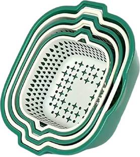 FLOXIT Plastic Drain Basket Storage Basket