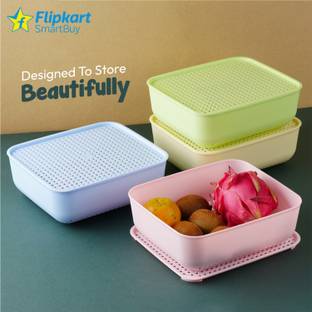 Flipkart SmartBuy Plastic Multipurpose Perforated Basket for Kitchen, Makeup, Bathroom & Home Storage Basket