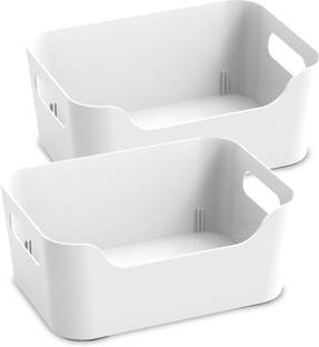 KOLORR Plastic Jolly Basket Storage Basket