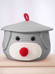 TerryFox Jute Basket Storage Basket