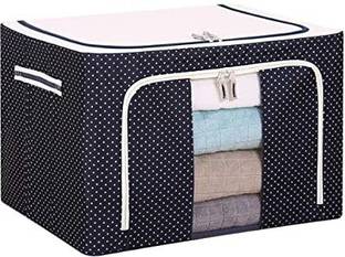 Zefra Aluminium Storage Box for Clothes Foldable Bag Storage Basket