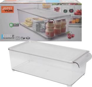 Jaypee Plus Plastic FRIGIT 3.5 ltr Fridge Storage Box Organizer Vegetable Fridge Storage Container Storage Basket