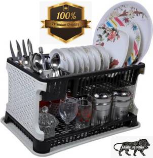 NEWON Polypropylene Kitchen Organiser Rack Utensil (PINK) Fruits/Vegetables Storage Basket